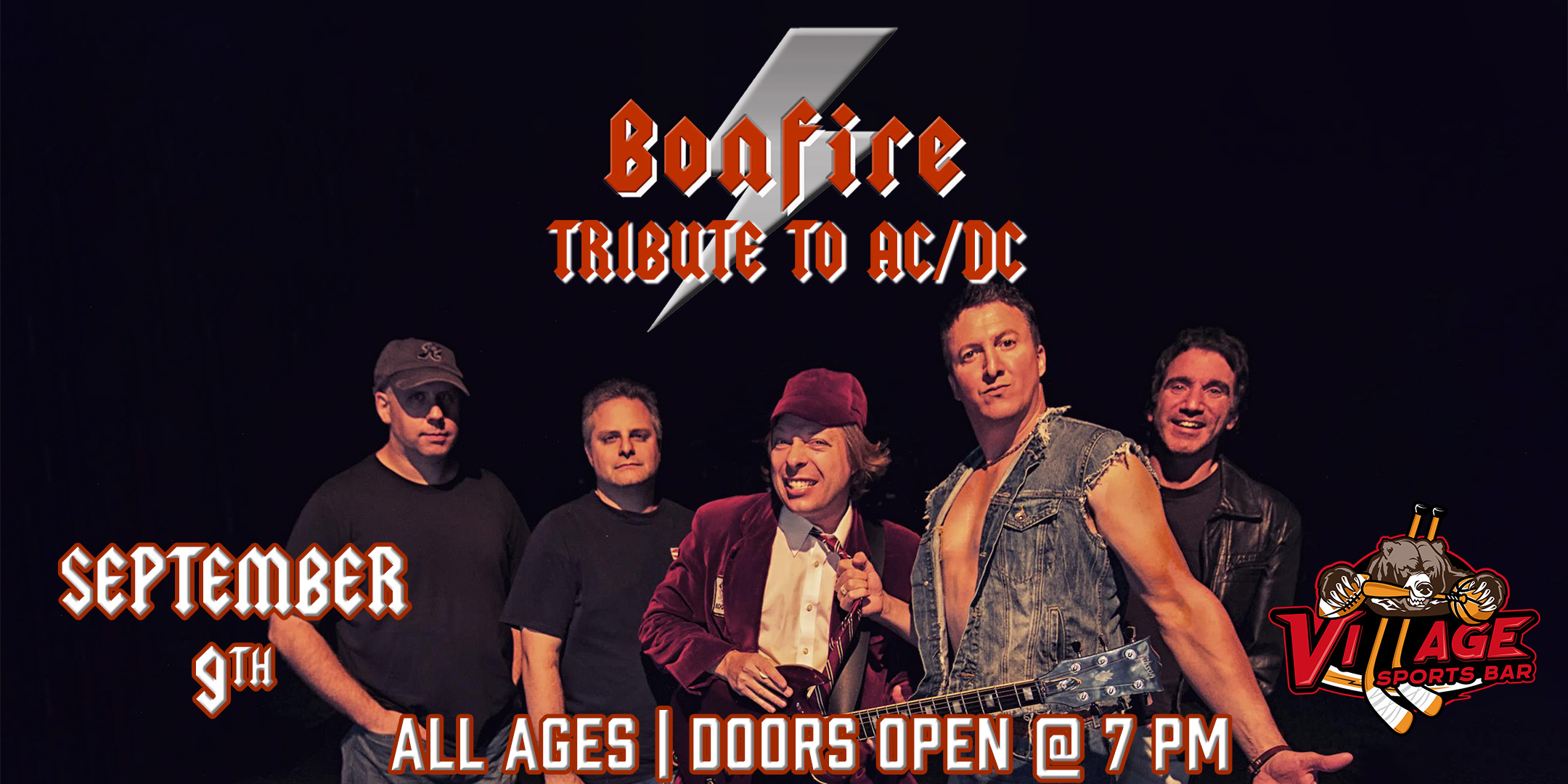 Village Sports Bar Presents: Bonfire - AC/DC Tribute
