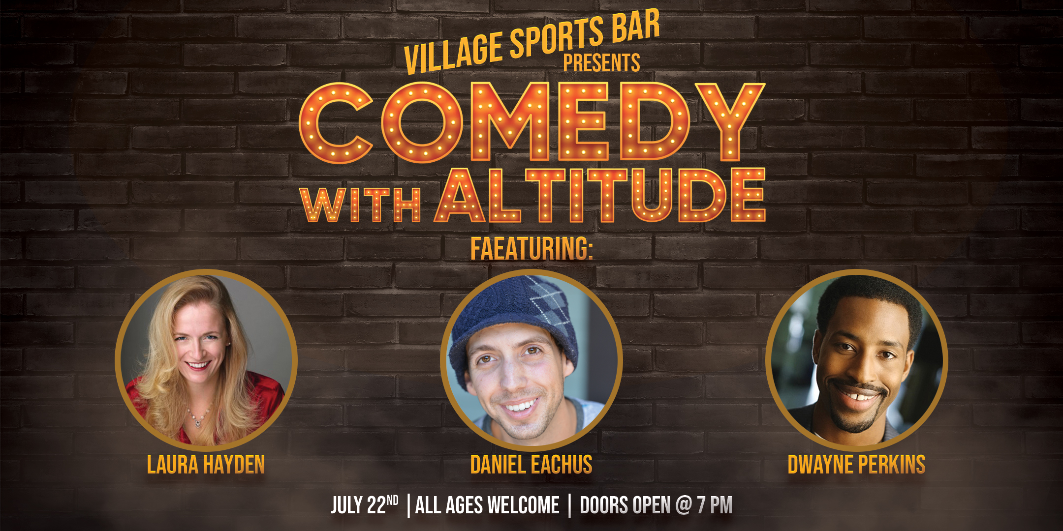 Village Sports Bar Presents: Comedy With Altitude