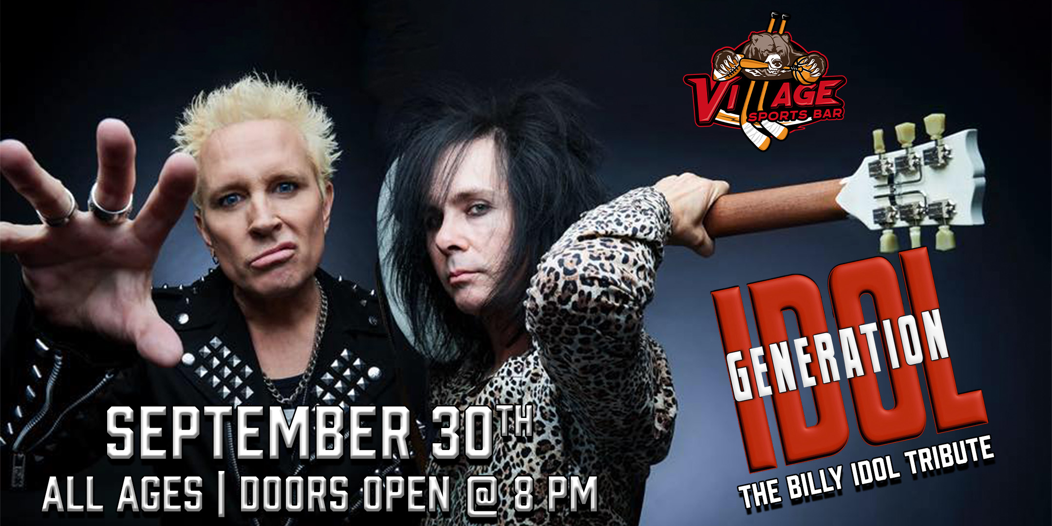 Villages Sports Bar Presents: Generation Idol - Tribute to Billy Idol ...