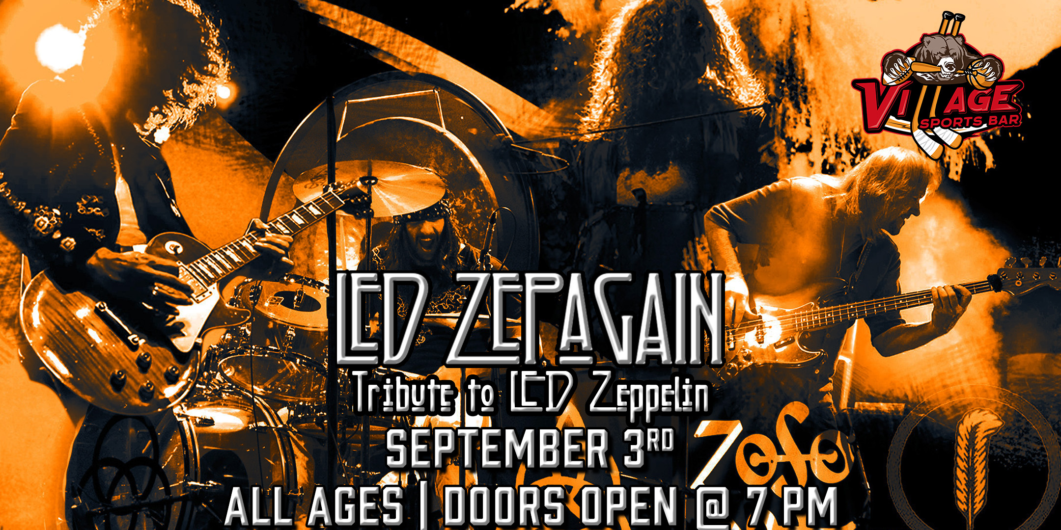 Village Sports Bar Presents: Led Zepagain: Tribute to Led Zeppelin