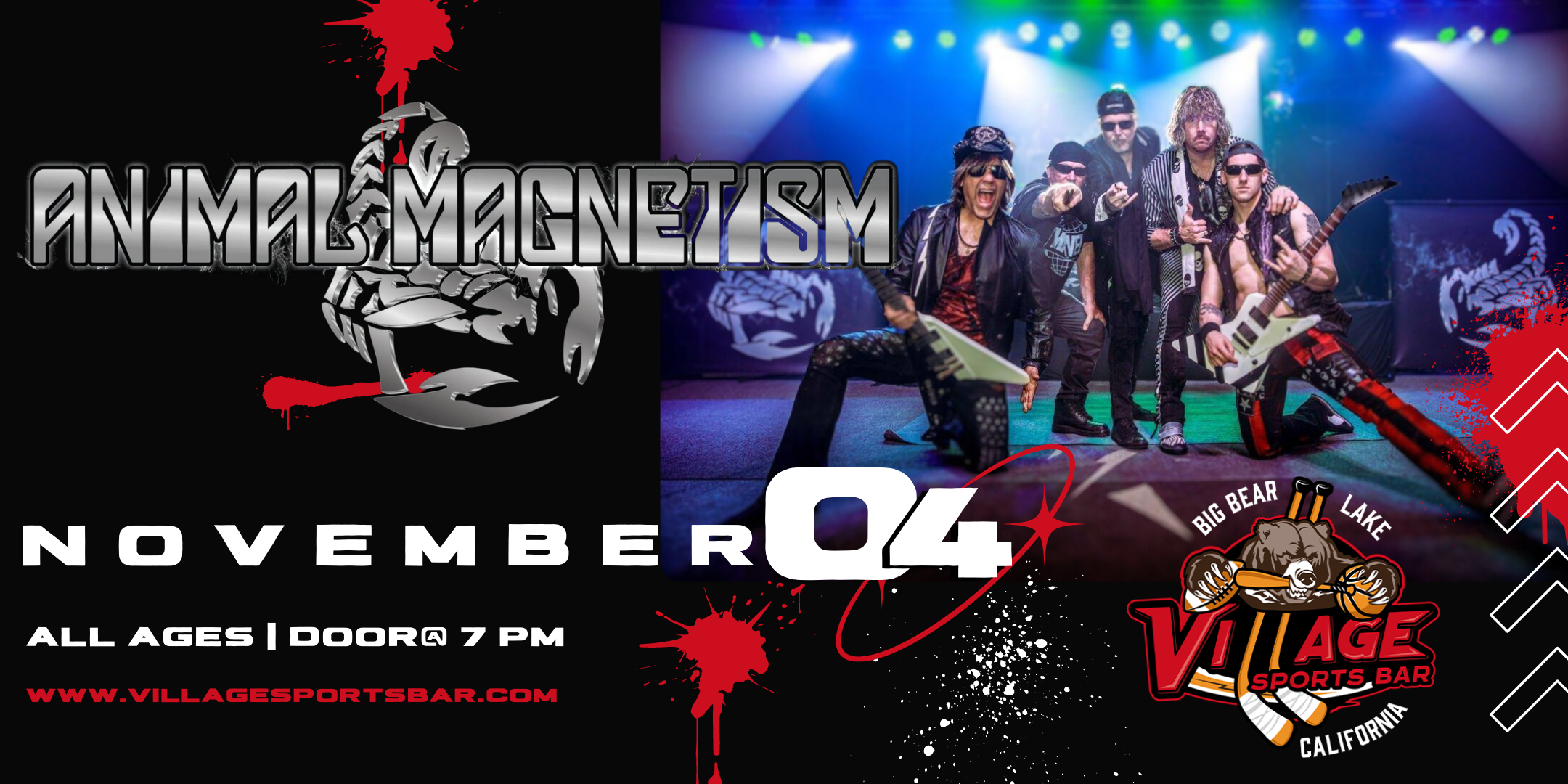 Village Sports Bar Presents: Animal Magnetism - Tribute to The Scorpions